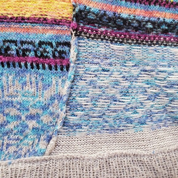 Free People Knitted Stand-up Collar Long Sleeves Women Sweater. Size S - Picture 9 of 14